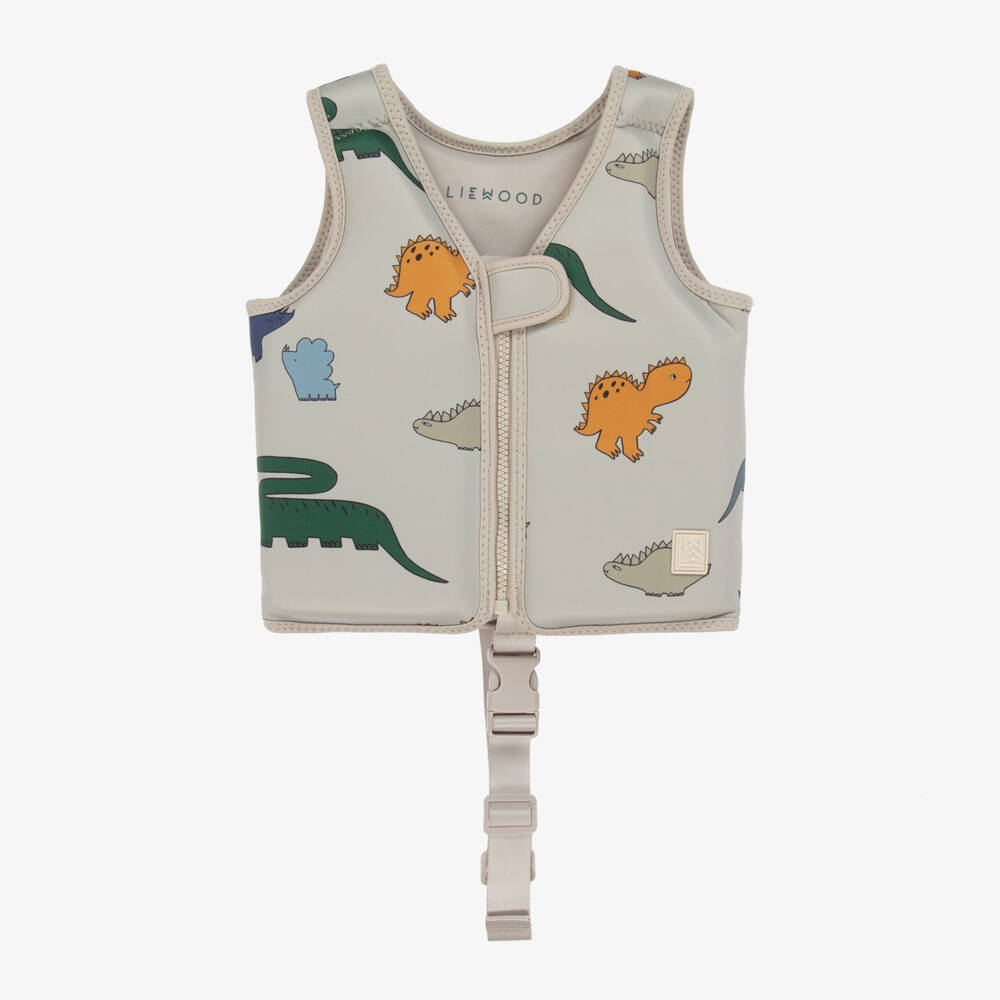 Liewood-Boys Green Dino Float Suit | Childrensalon Outlet