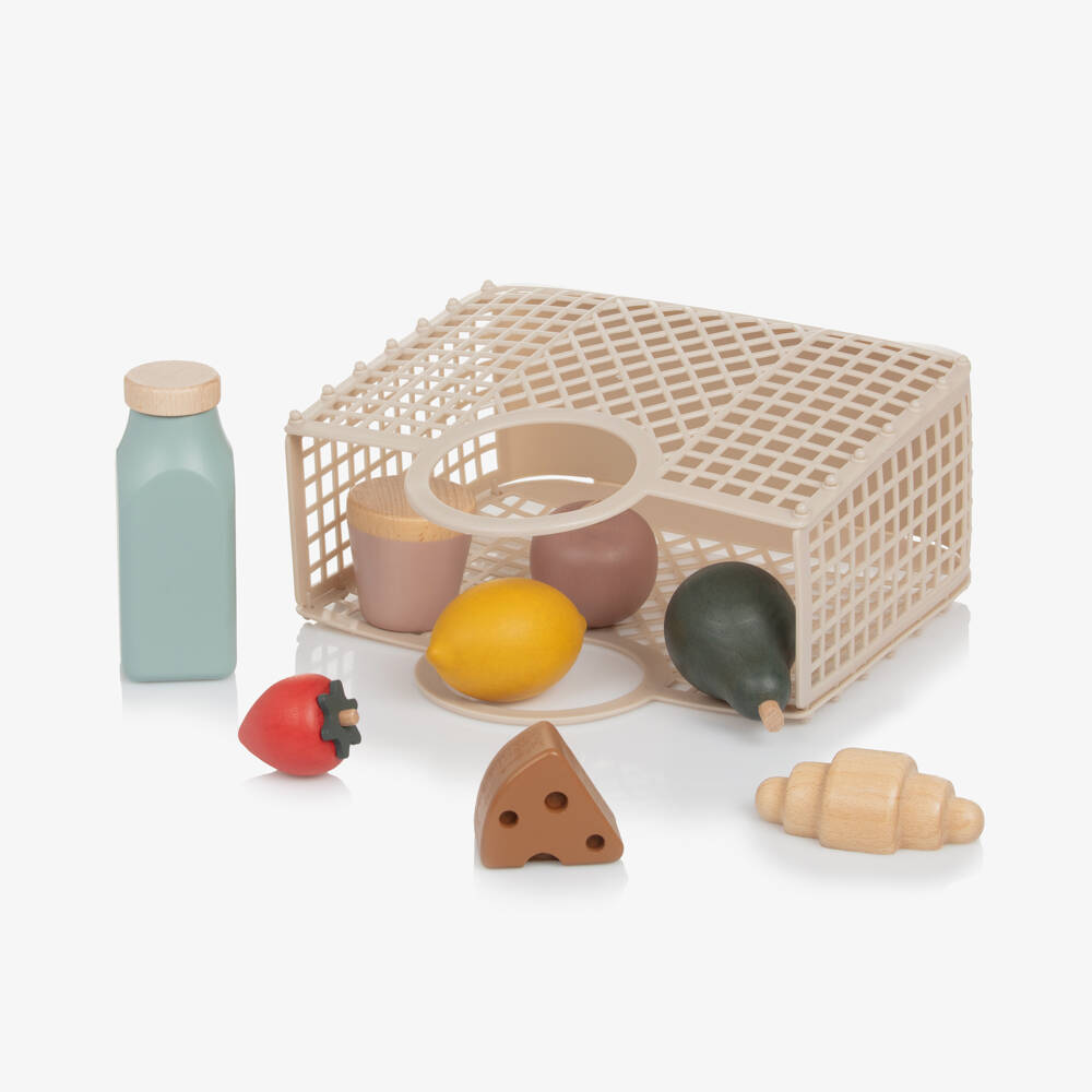 Liewood-Boys Ivory Market Basket Set | Childrensalon Outlet