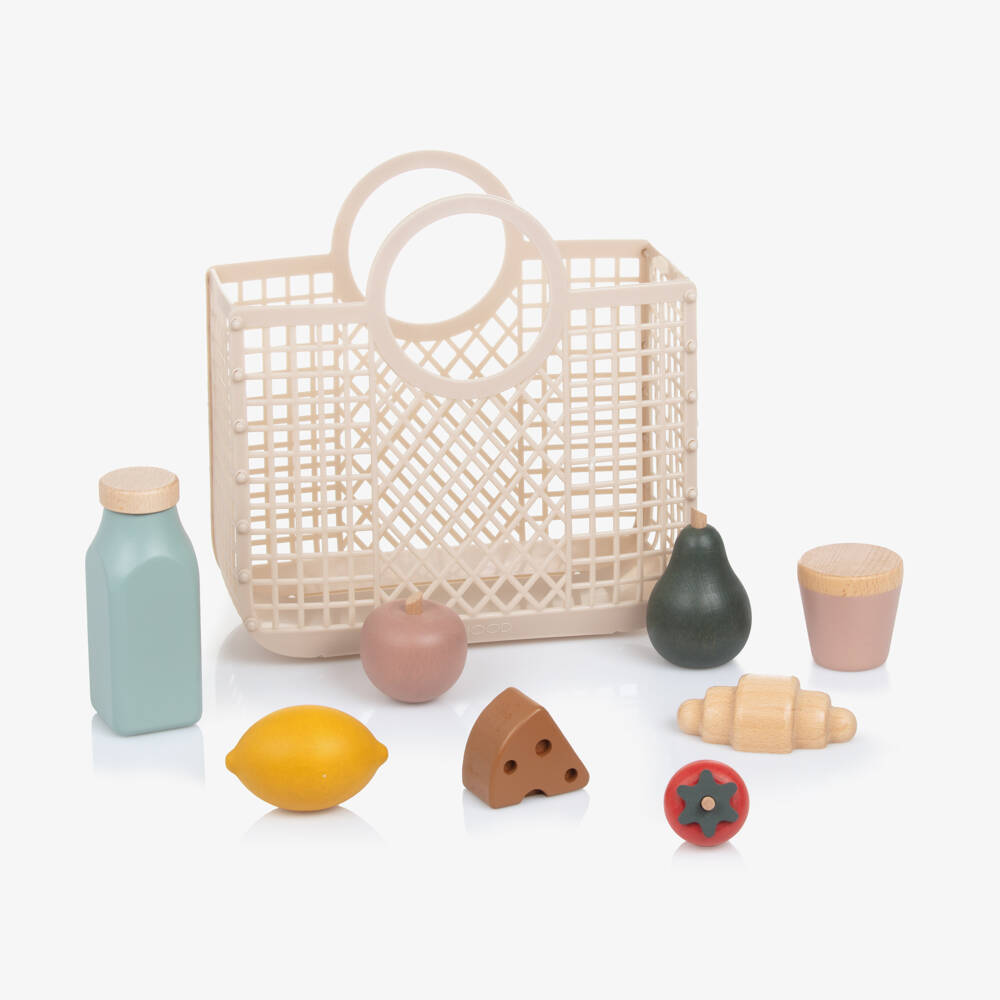 Liewood-Boys Ivory Market Basket Set | Childrensalon Outlet