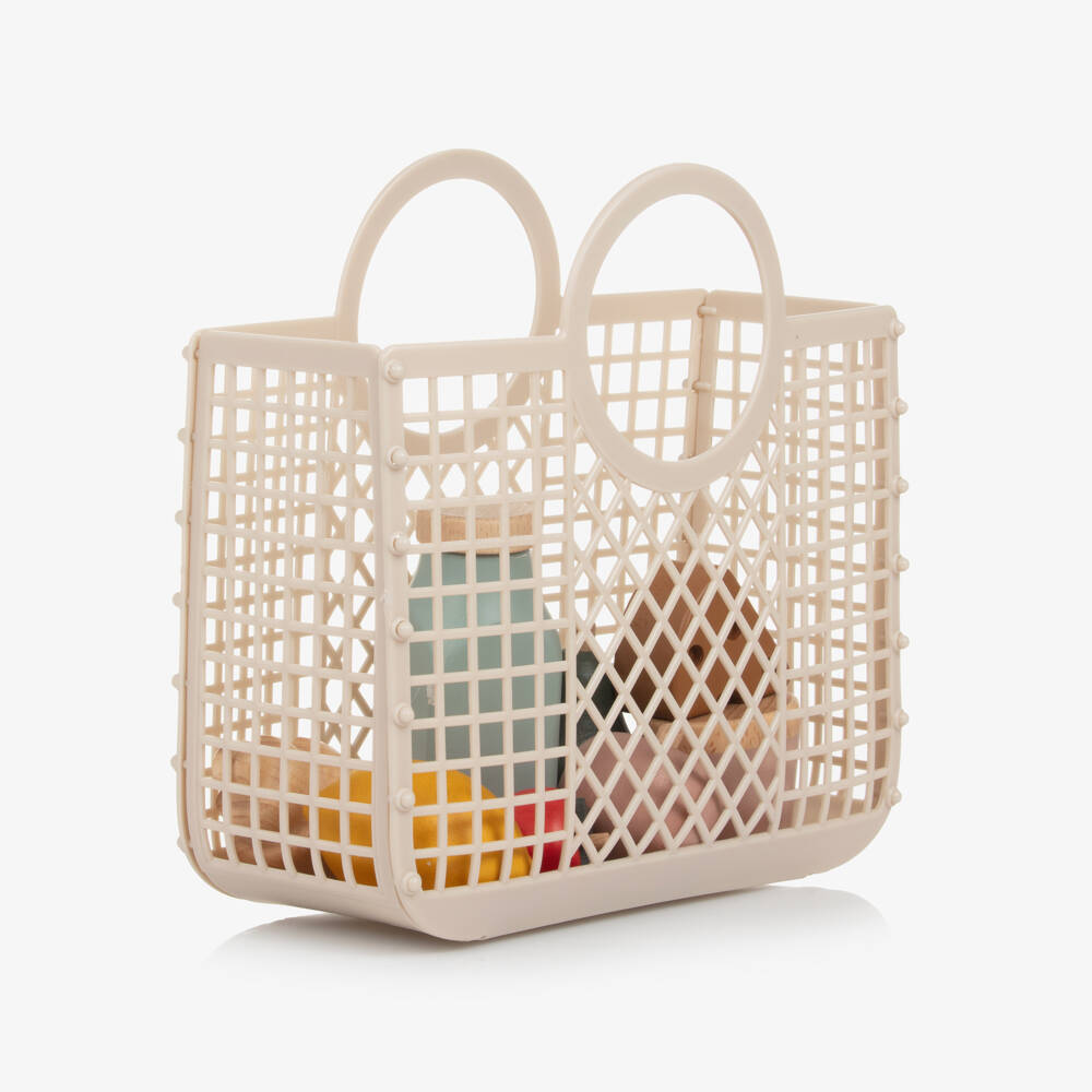 Liewood-Boys Ivory Market Basket Set | Childrensalon Outlet