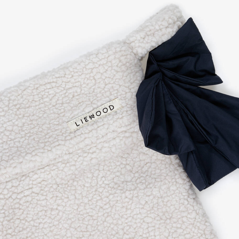 Liewood-Boys Ivory Sherpa Holiday Stocking | Childrensalon Outlet