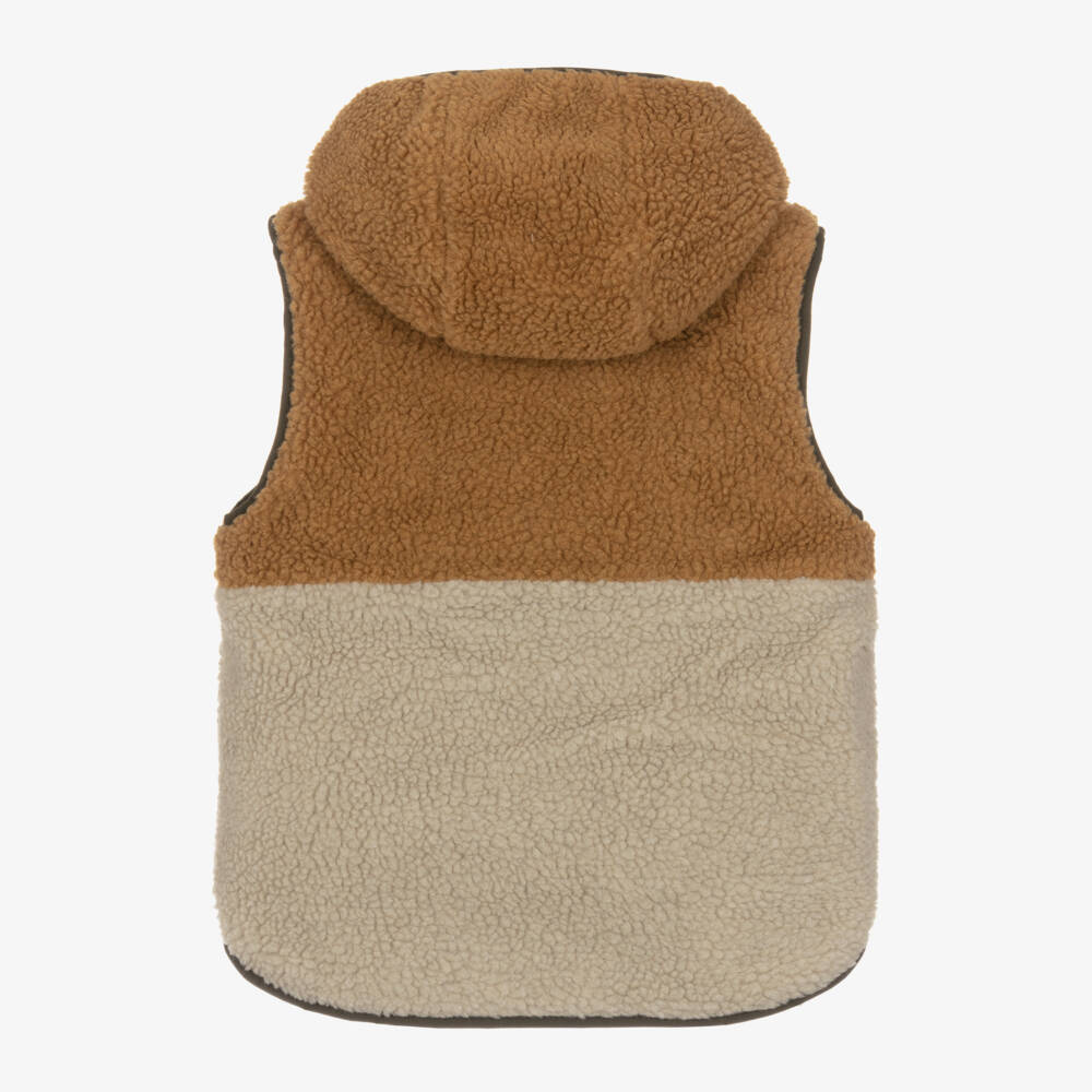 Liewood-Boys Reversible Quilted Green Vest | Childrensalon Outlet