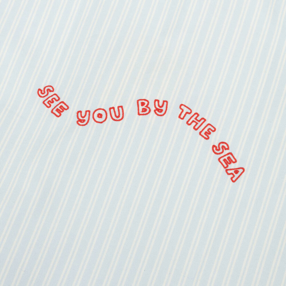 Liewood-Boys' Sky Stripe Hooded Wrap | Childrensalon Outlet