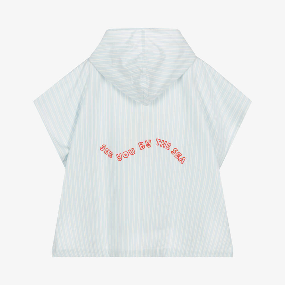 Liewood-Boys' Sky Stripe Hooded Wrap | Childrensalon Outlet