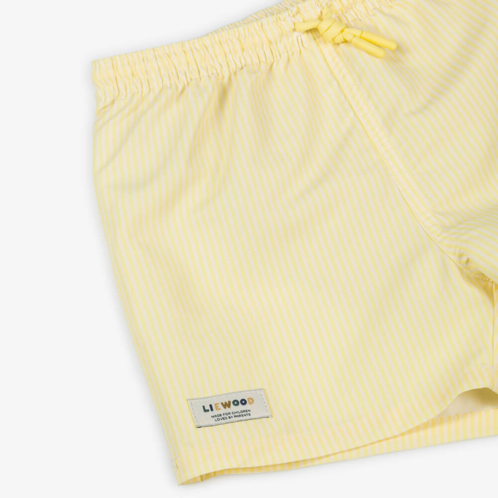 Liewood-Boys Sunlit Striped Swim Trunks | Childrensalon Outlet