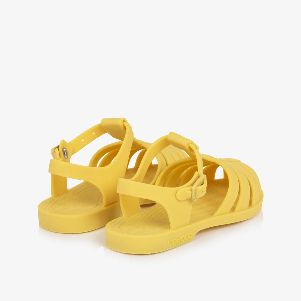 Liewood-Bright Yellow Jelly Sandals | Childrensalon Outlet