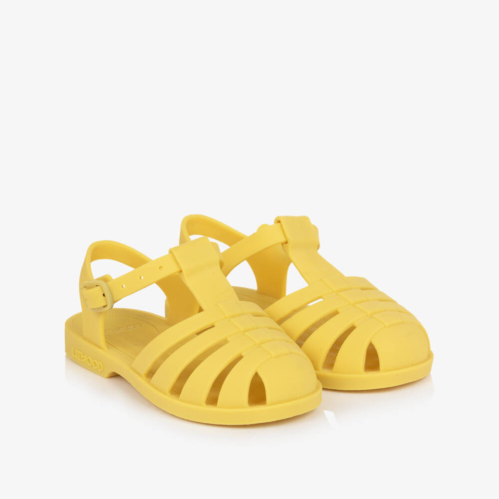 Liewood-Bright Yellow Jelly Sandals | Childrensalon Outlet