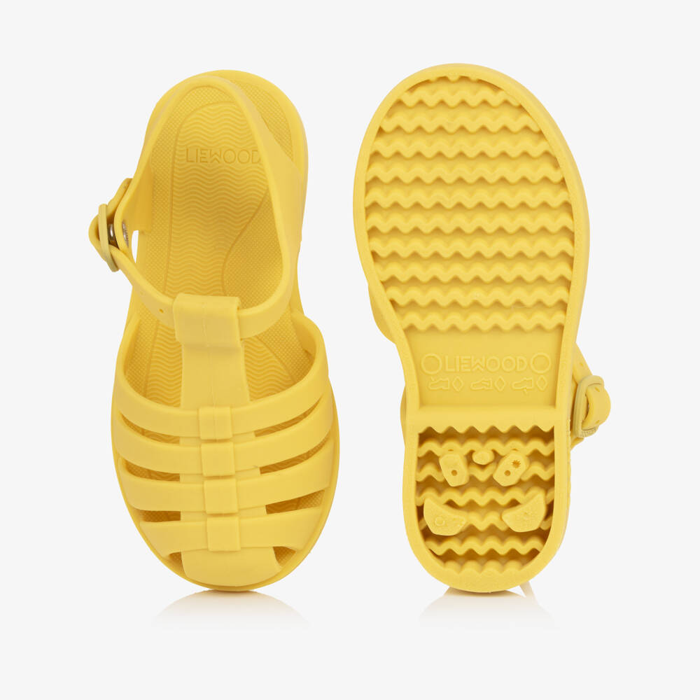 Liewood-Bright Yellow Jelly Sandals | Childrensalon Outlet