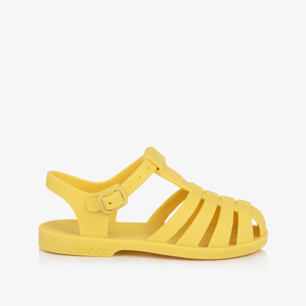 Liewood-Bright Yellow Jelly Sandals | Childrensalon Outlet