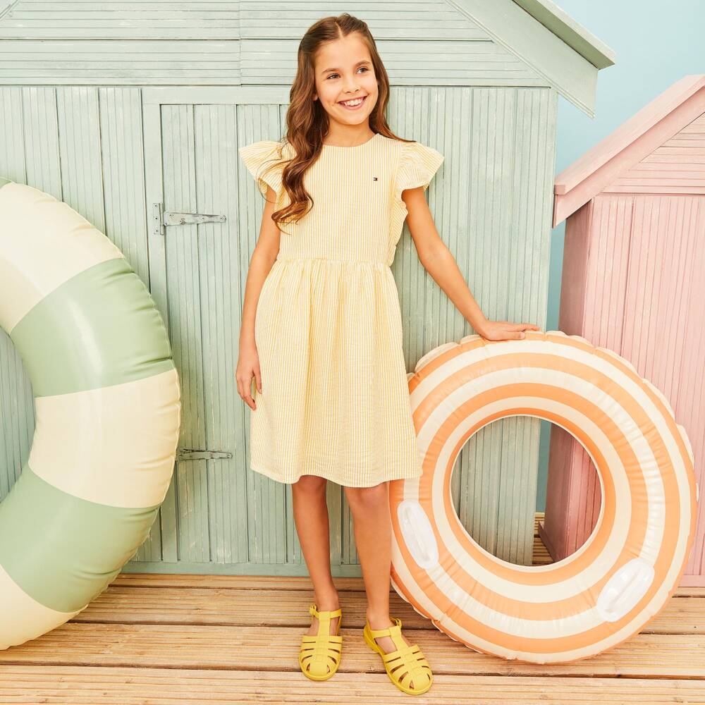 Liewood-Bright Yellow Jelly Sandals | Childrensalon Outlet