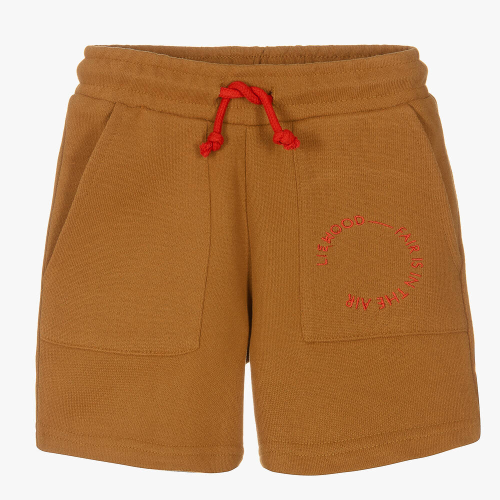 Liewood - Brown Organic Cotton Shorts | Childrensalon