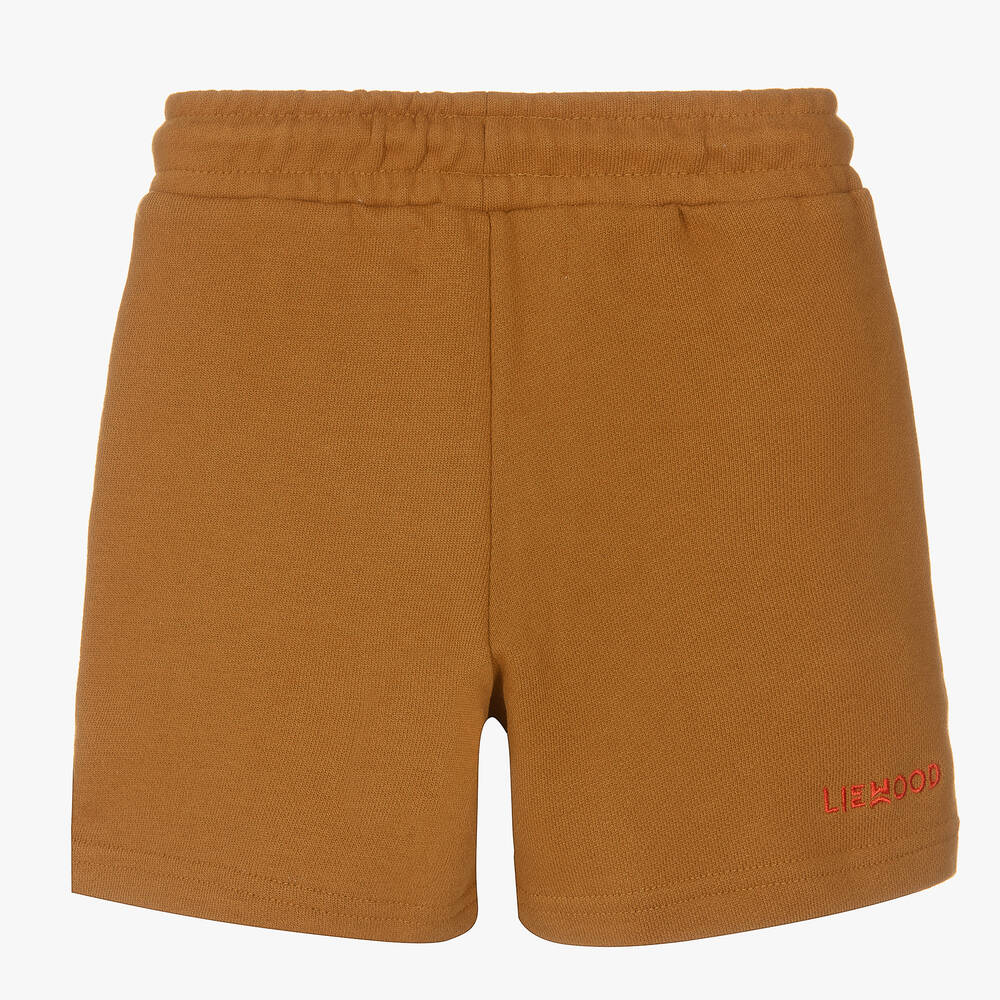 Liewood - Brown Organic Cotton Shorts | Childrensalon Outlet