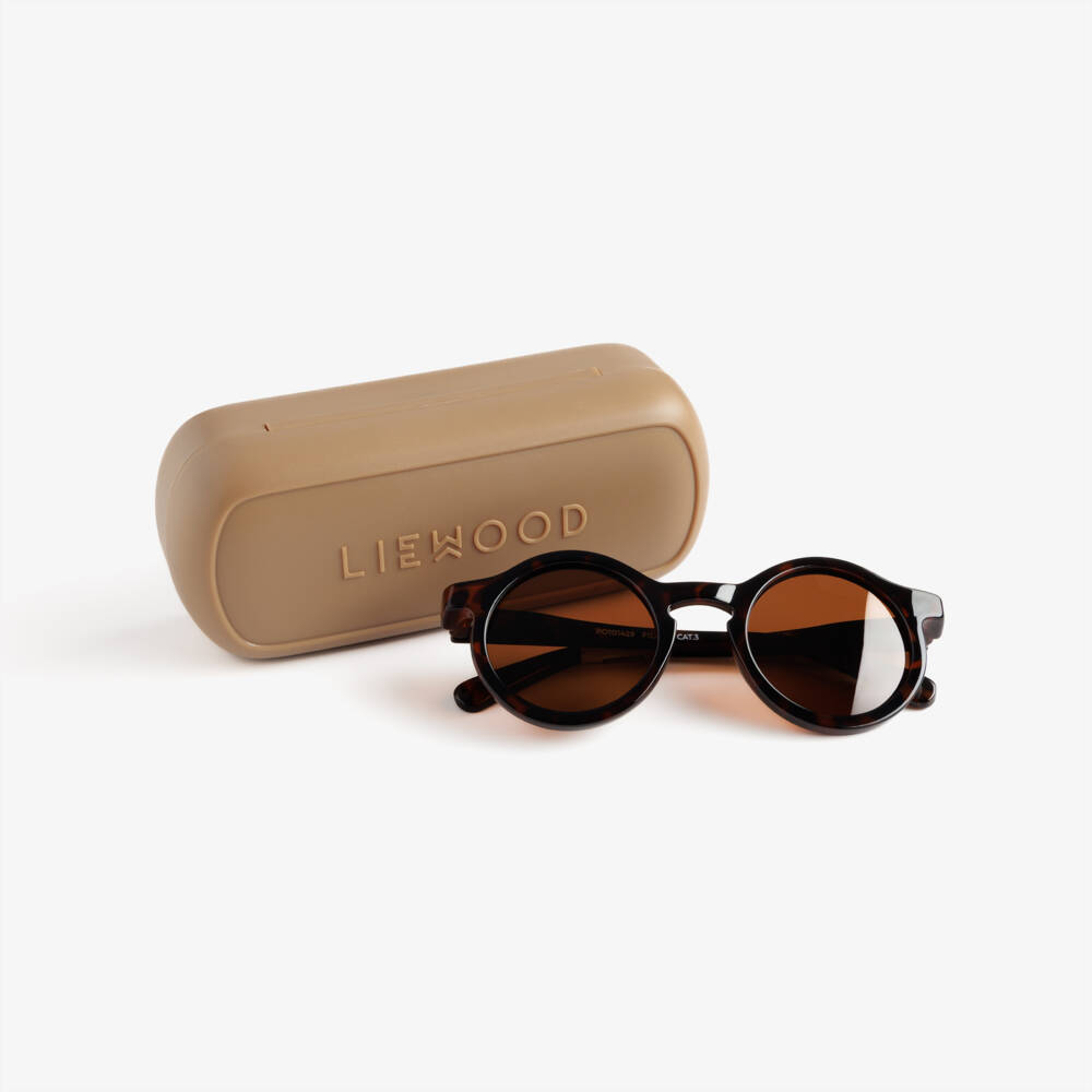 Liewood-Brown Tortoiseshell Sunglasses | Childrensalon Outlet