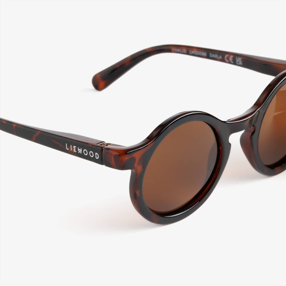 Liewood-Brown Tortoiseshell Sunglasses | Childrensalon Outlet