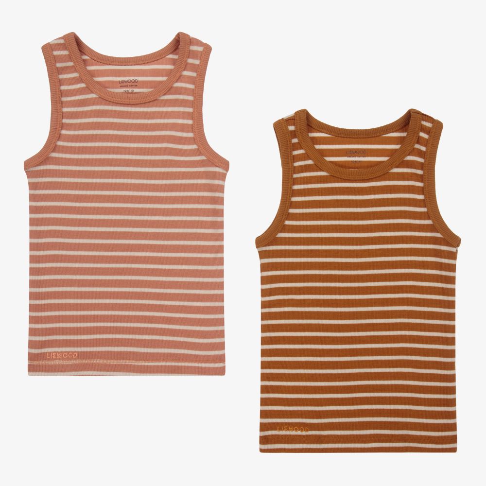 Liewood -  Cotton Vest Tops (2 Pack) | Childrensalon