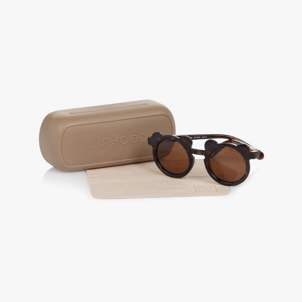 Liewood-Girls Bear-Ear Tortoiseshell Shades | Childrensalon Outlet
