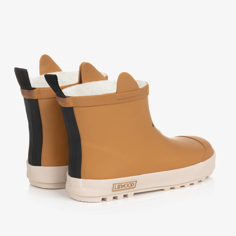Liewood-Girls Beige Rabbit Waterproof Boots | Childrensalon Outlet