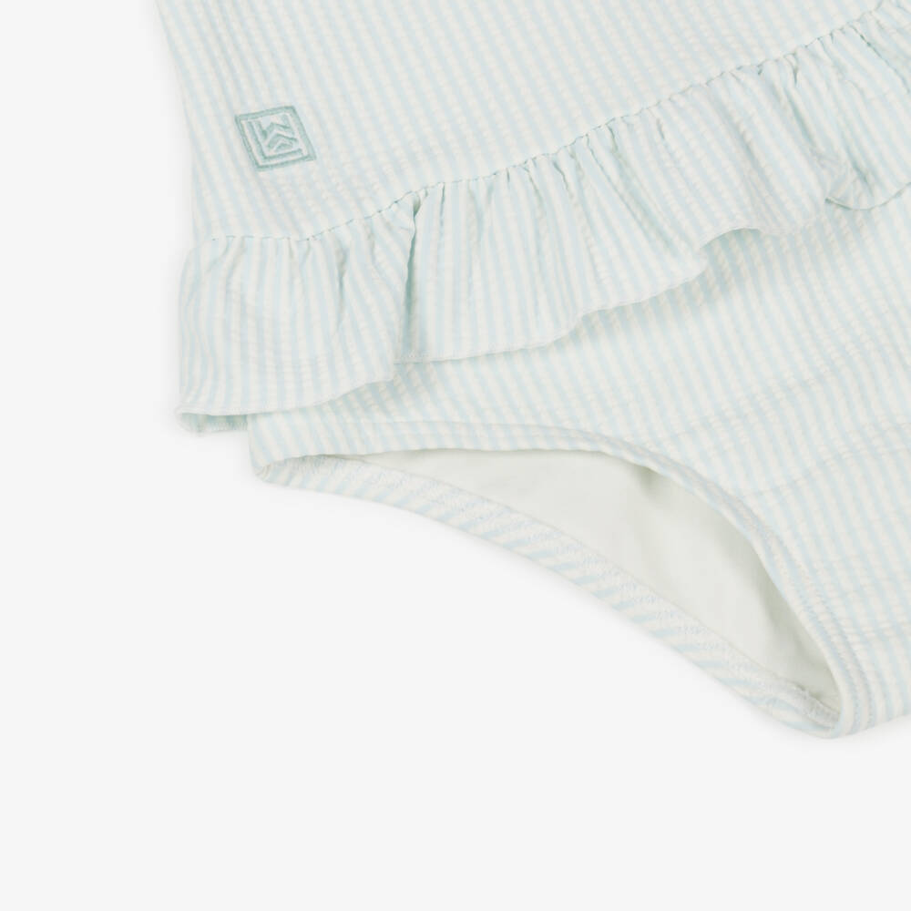 Liewood-مايوه سيرساكر مقلم لون أزرق للبنات | Childrensalon Outlet