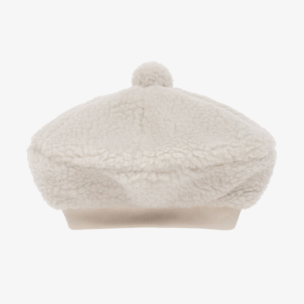 Liewood-Girls Cream Sherpa Fleece Cap | Childrensalon Outlet