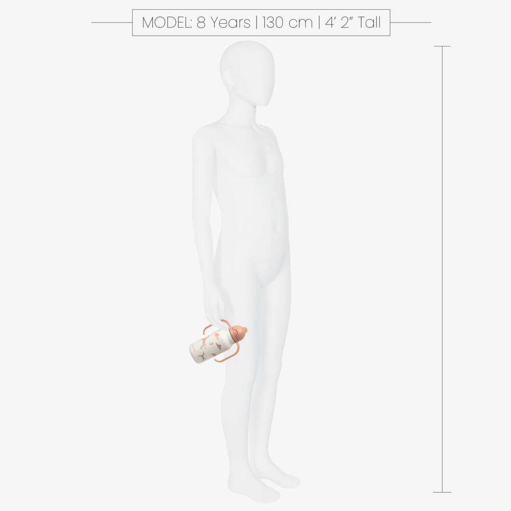 Liewood-Girls Dream Ivory Two-Handled Bottle | Childrensalon Outlet