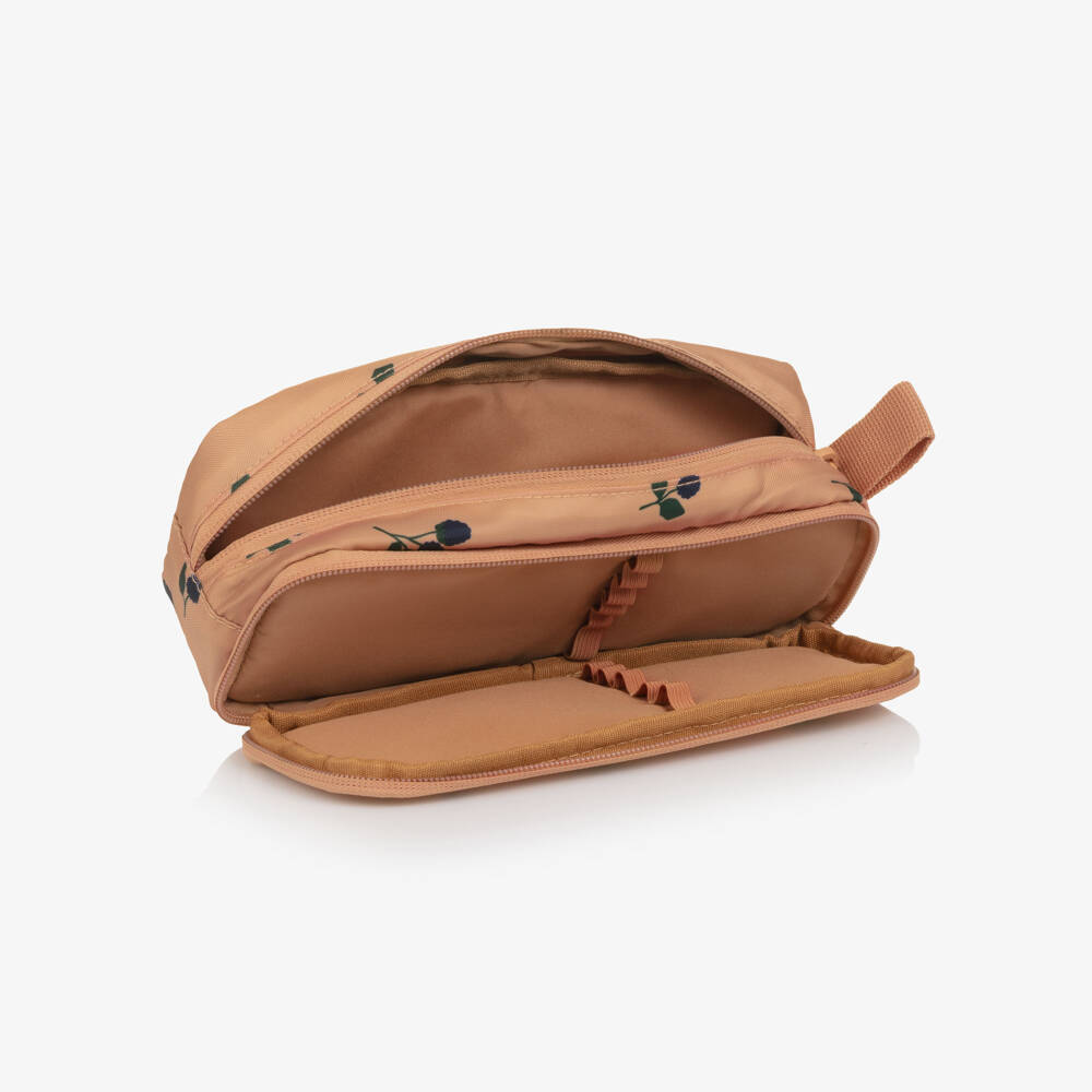 Liewood-Girls Dusky Pink Berry Print Pencil Case (22cm) | Childrensalon Outlet