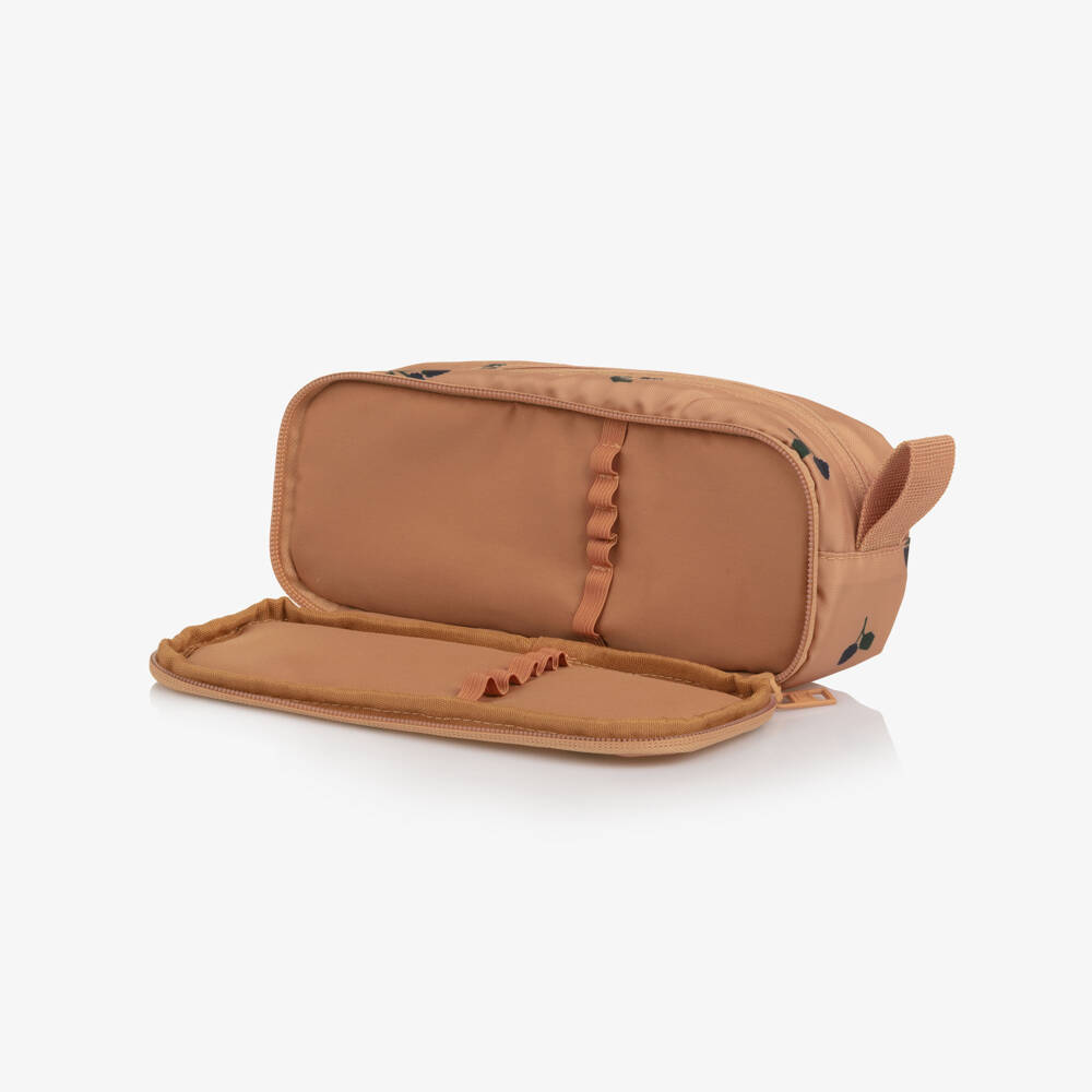 Liewood-Girls Dusky Pink Berry Print Pencil Case (22cm) | Childrensalon Outlet