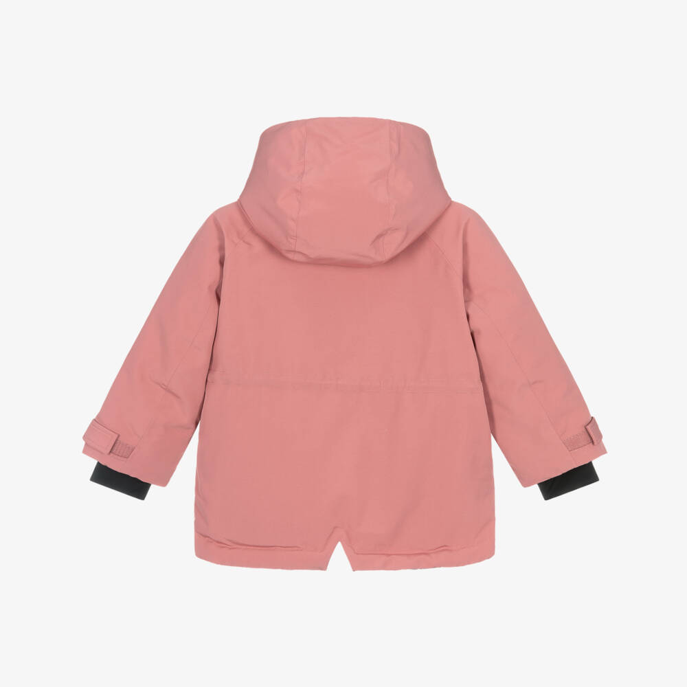 Liewood-Girls Dusty Pink & Navy Blue Technical Ski Jacket | Childrensalon Outlet