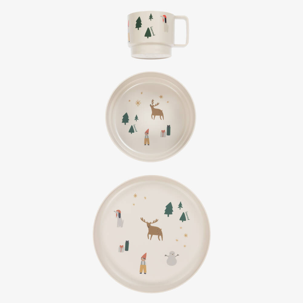 Liewood-Girls' Elegant Ivory Dining Trio | Childrensalon Outlet