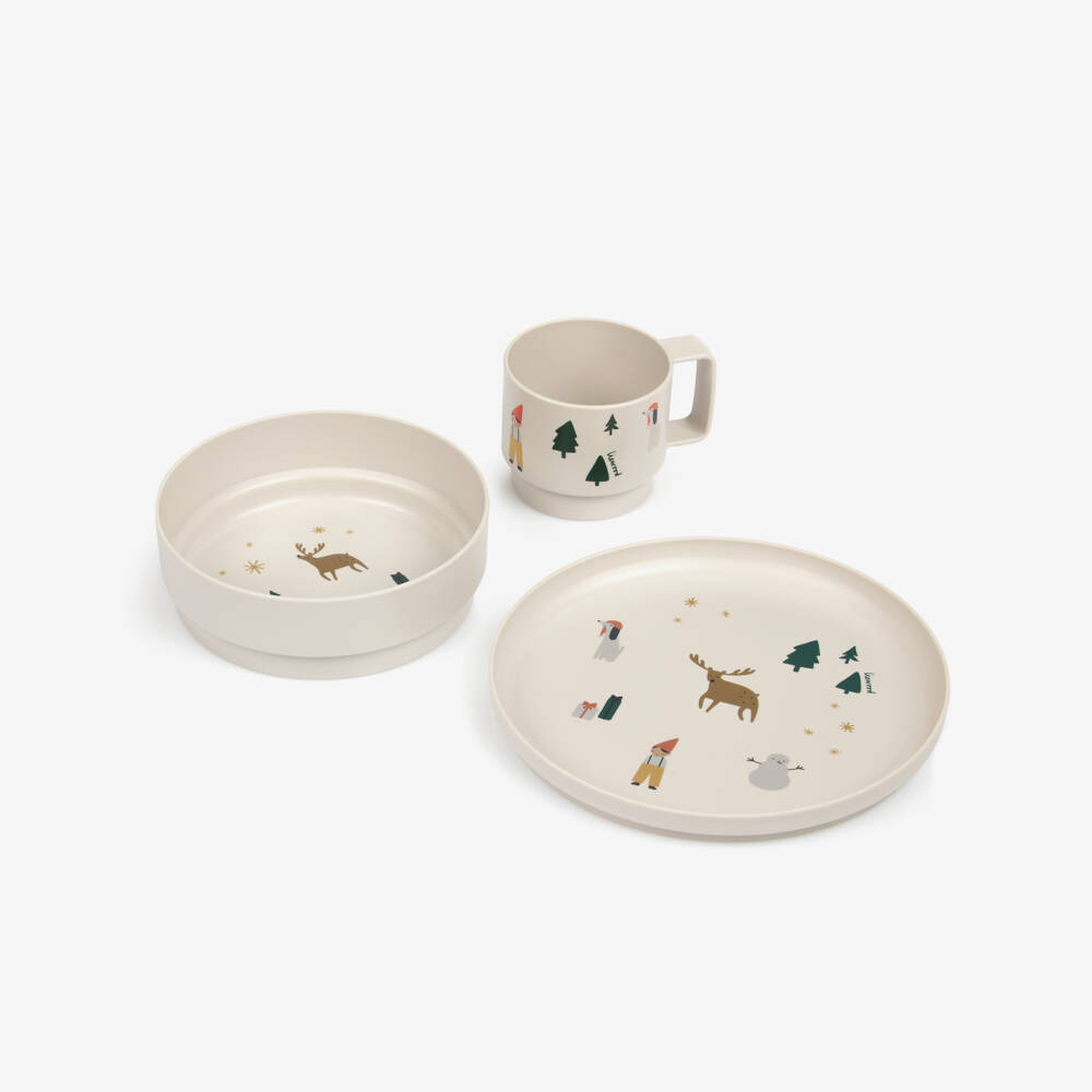 Liewood-Girls' Elegant Ivory Dining Trio | Childrensalon Outlet