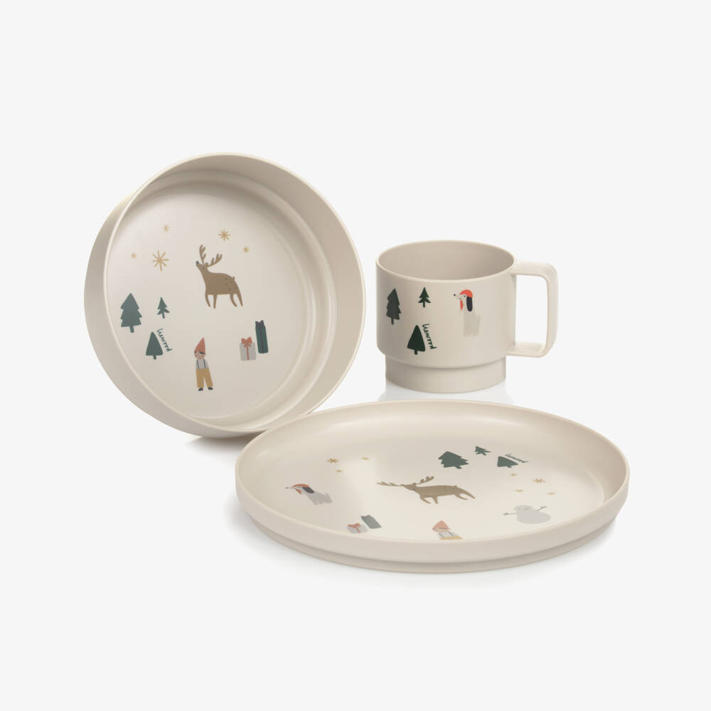 Liewood-Girls' Elegant Ivory Dining Trio | Childrensalon Outlet