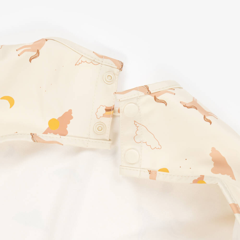 Liewood-Girls Ivory Equine Apron Bib | Childrensalon Outlet