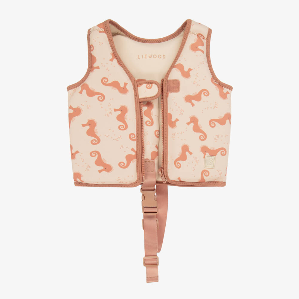 Liewood-Girls Ivory Seahorse Swim Aid | Childrensalon Outlet