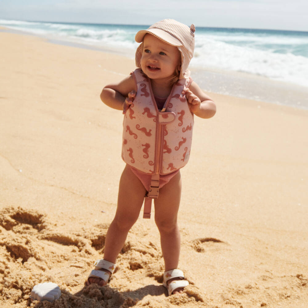 Liewood-Girls Ivory Seahorse Swim Aid | Childrensalon Outlet
