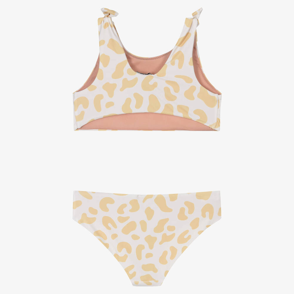 Liewood-Girls Ivory & Yellow Bow Bikini (UPF40+) | Childrensalon Outlet