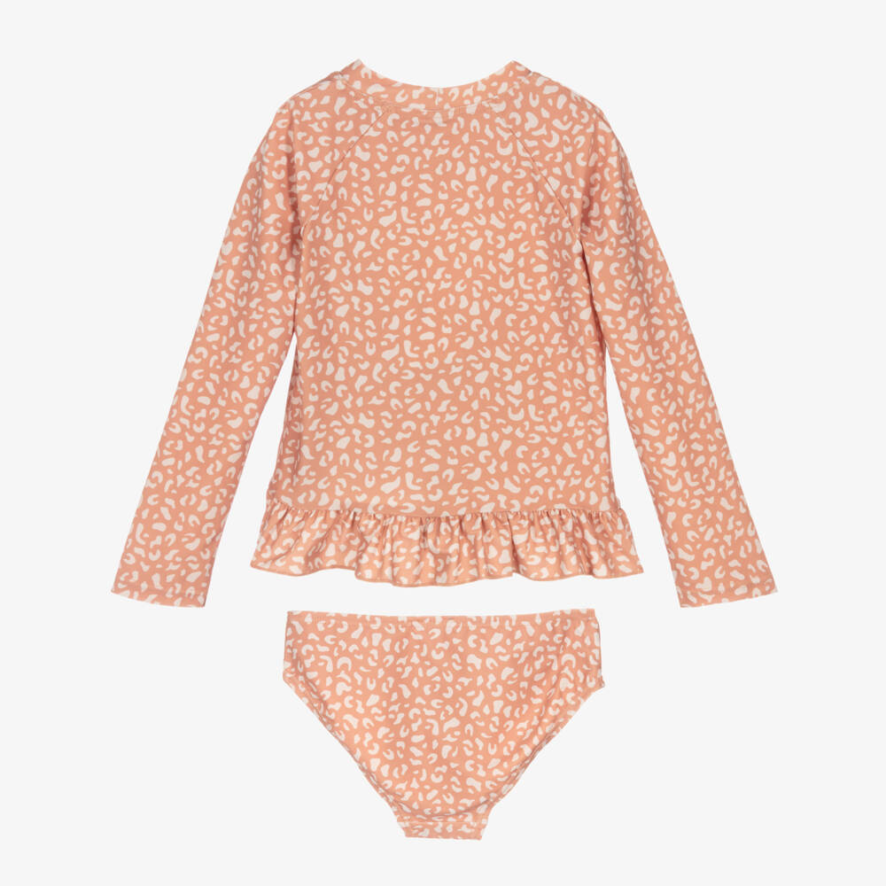 Liewood-Girls Long Sleeve Pink Tankini | Childrensalon Outlet