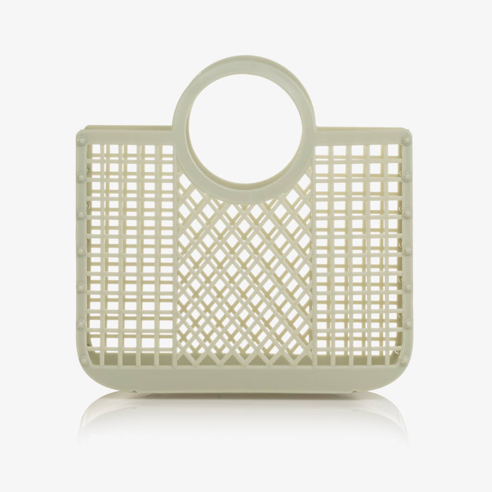 Liewood-Girls Mint Green Basket Bag (23cm) | Childrensalon Outlet