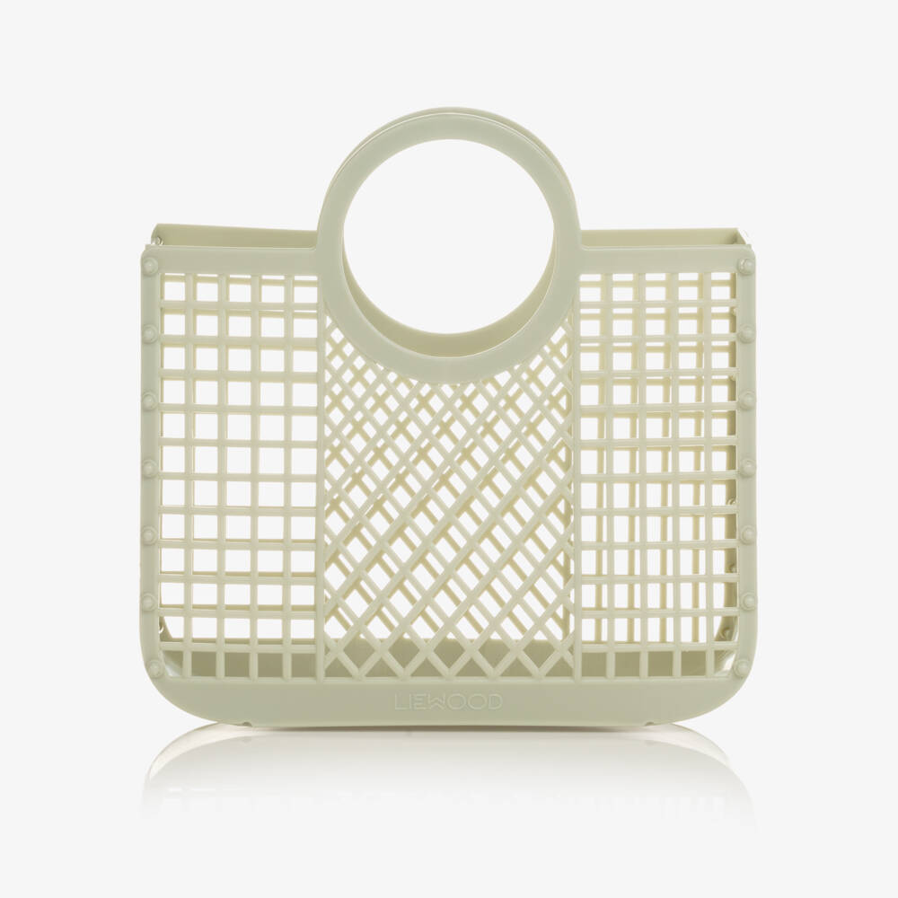 Liewood-Girls Mint Green Basket Bag (23cm) | Childrensalon Outlet