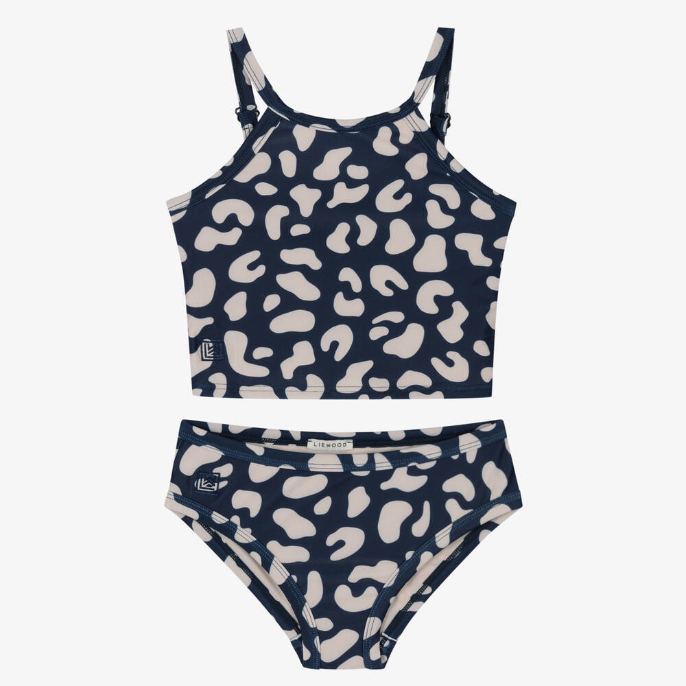 Liewood - Girls Navy Blue Celina Tankini (UPF40+) | Childrensalon