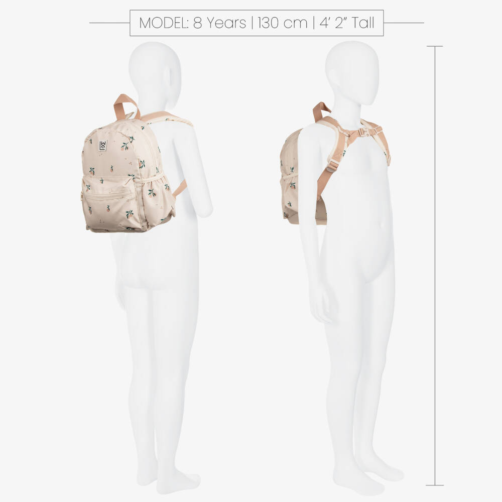 Liewood-Girls Peach Blossom Canvas Backpack | Childrensalon Outlet
