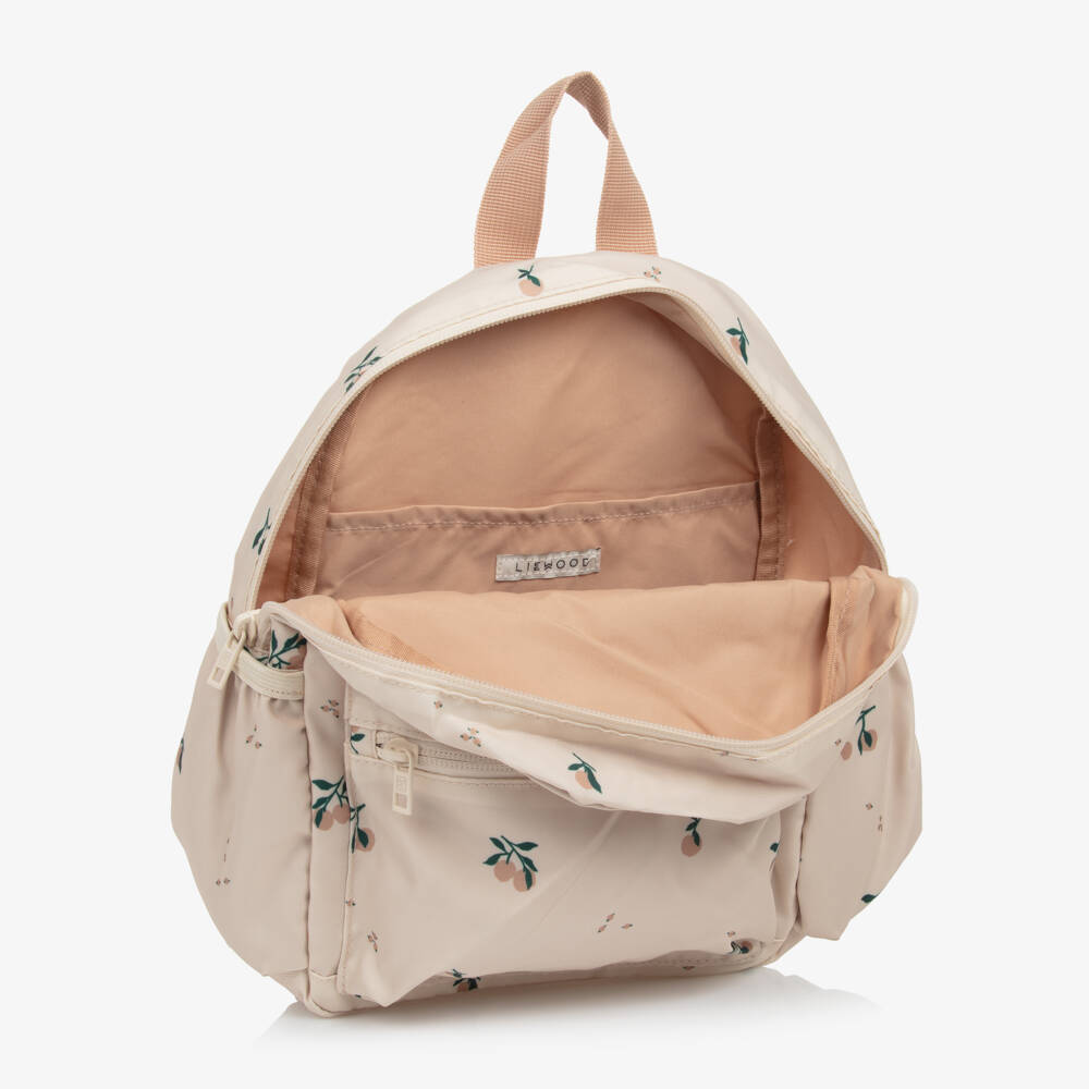 Liewood-Girls Peach Blossom Canvas Backpack | Childrensalon Outlet
