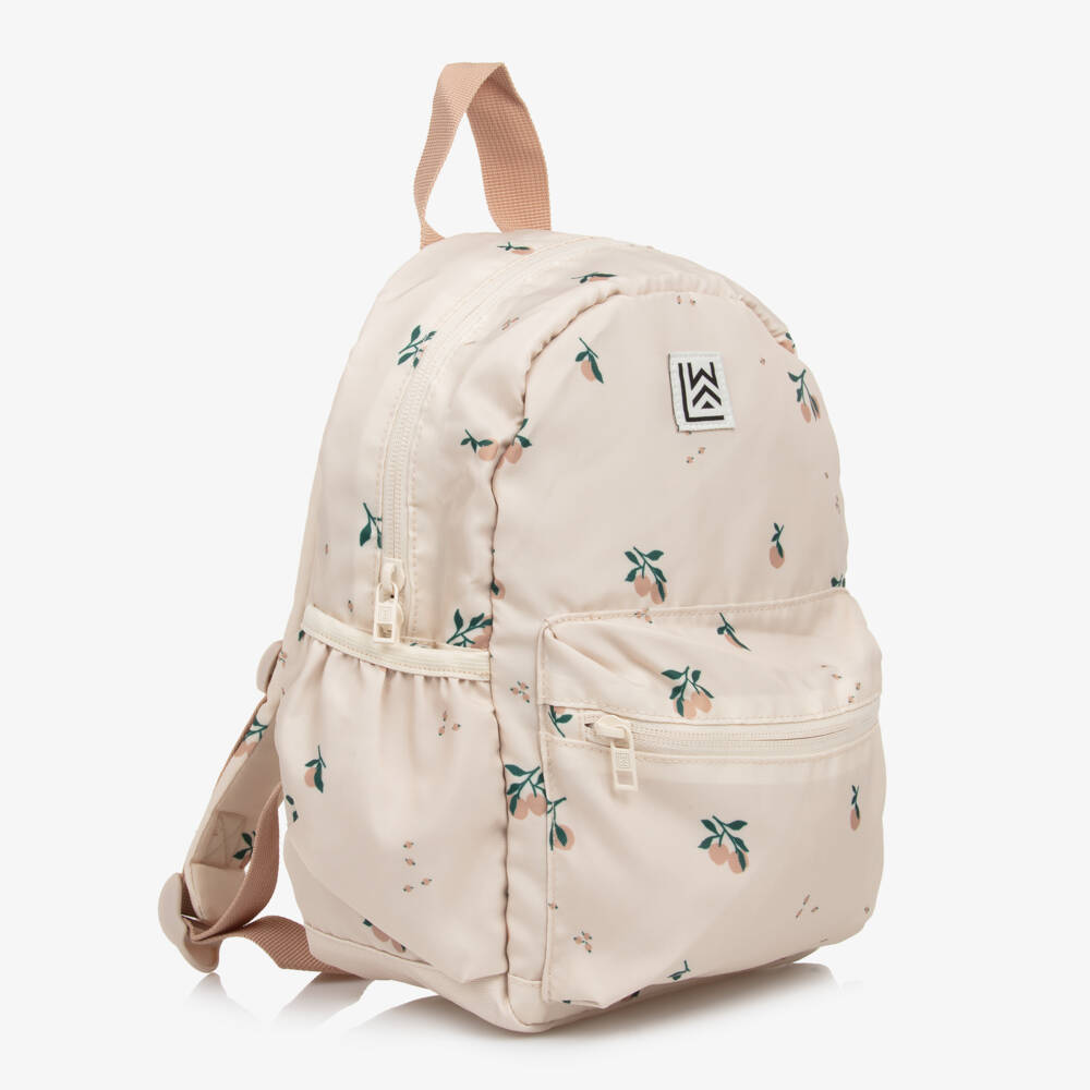 Liewood-Girls Peach Blossom Canvas Backpack | Childrensalon Outlet