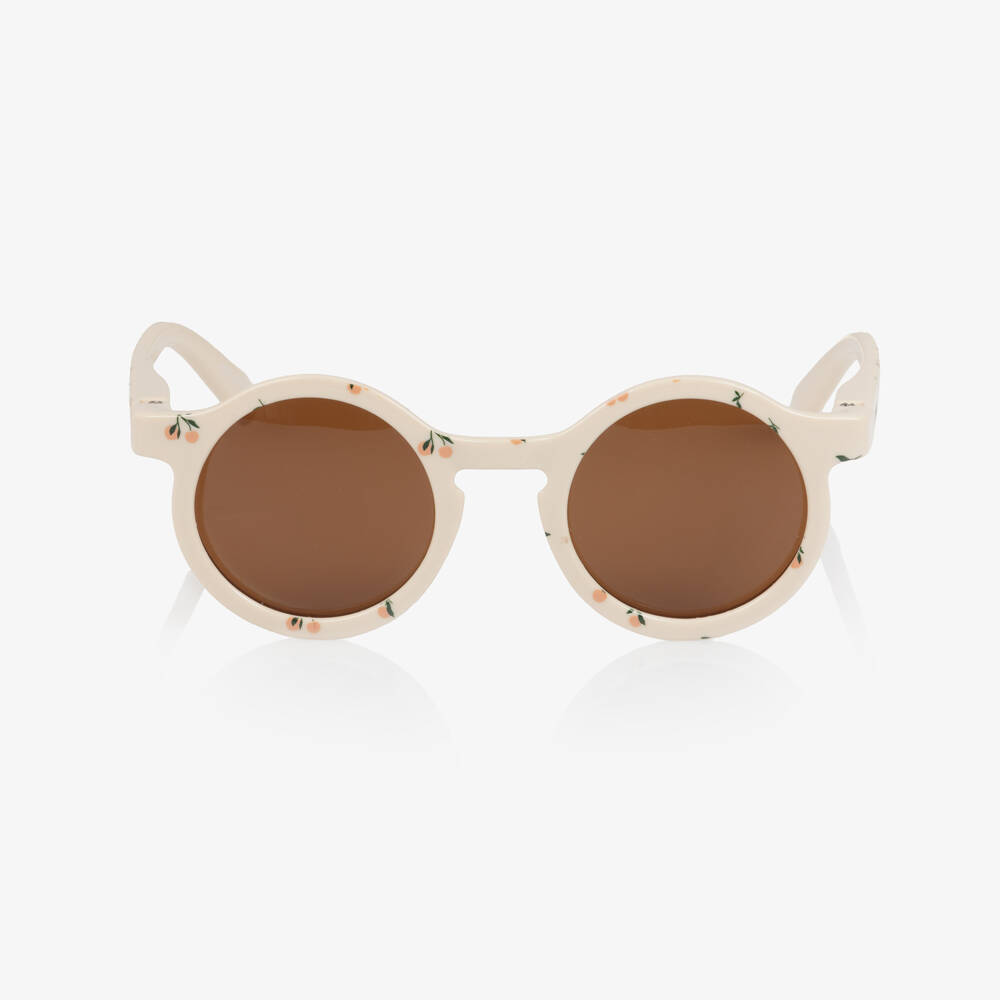 Liewood-Girls Peachy Ivory Round Shades | Childrensalon Outlet