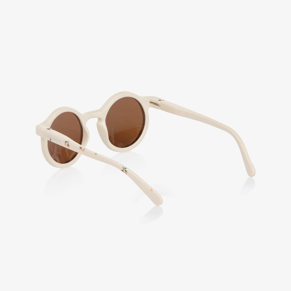 Liewood-Girls Peachy Ivory Round Shades | Childrensalon Outlet