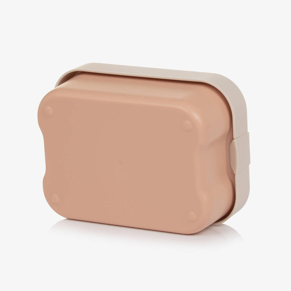 Liewood-Girls Pink Cherry Lunchbox with Cherry Motif (19cm) | Childrensalon Outlet