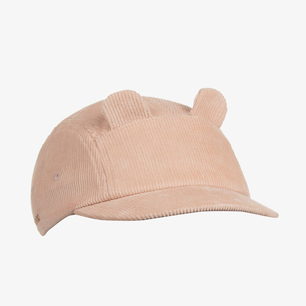 ليوود-Girls Pink Corduroy Cap | Childrensalon Outlet
