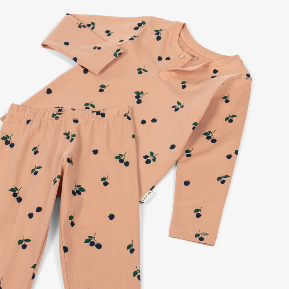 Liewood-Пижама из хлопка розового цвета для девочек | Childrensalon Outlet