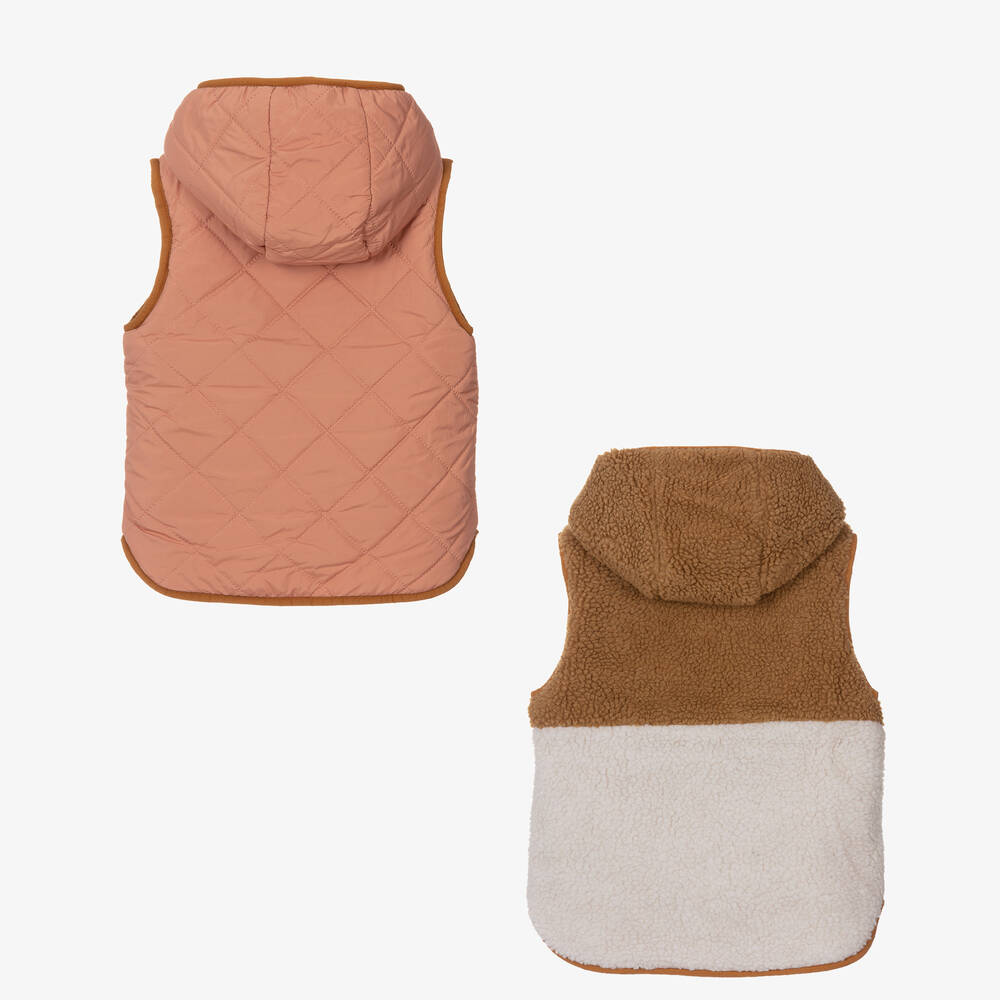 ليوود-جيليه بوجهين مبطن لون زهري للبنات | Childrensalon Outlet