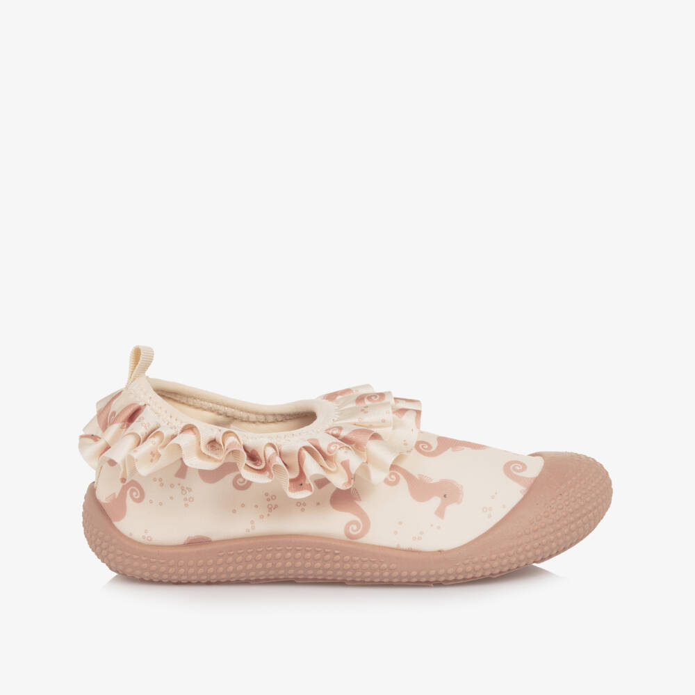 Liewood-Girls Pink Seahorse Water Shoes | Childrensalon Outlet