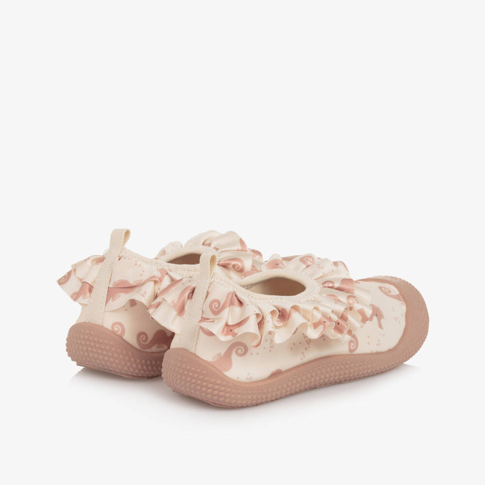 Liewood-Girls Pink Seahorse Water Shoes | Childrensalon Outlet