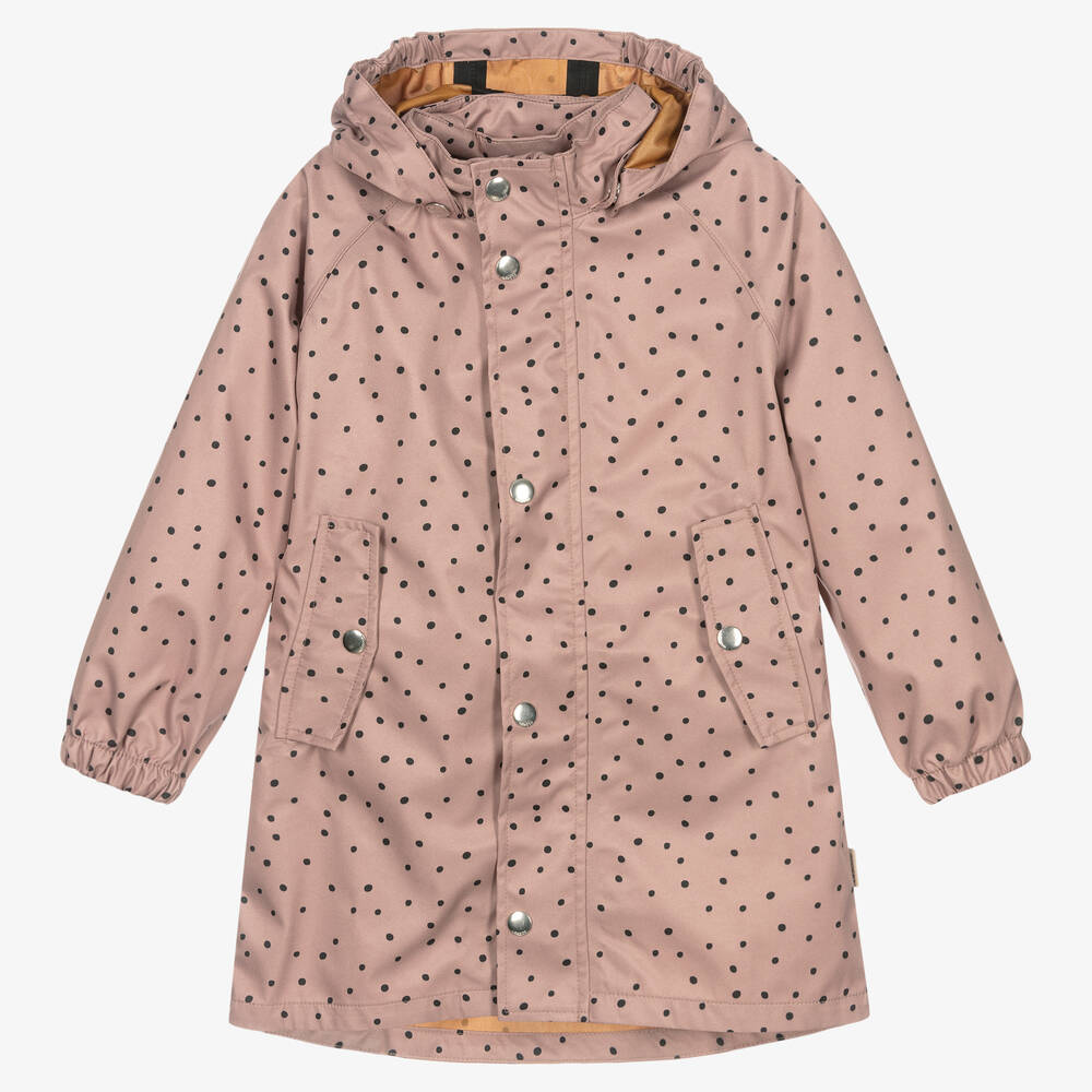 Liewood - Girls Pink Waterproof Coat | Childrensalon